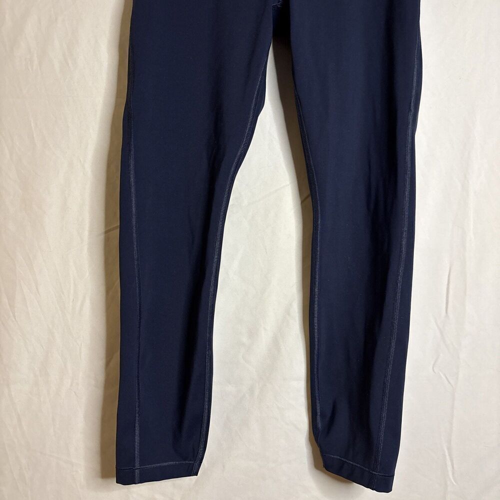 Athleta Ultimate Stash Pocket 7/8 Tight Navy Blue Size Small Stretch Active - Picture 3 of 12